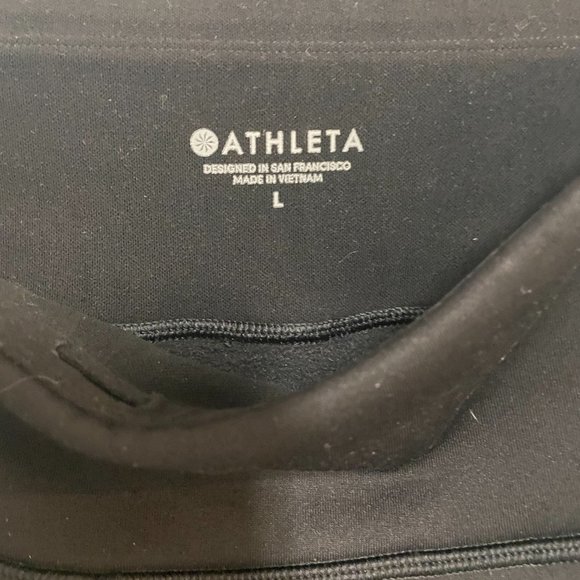 Womens Athleta Yoga Gym Pants Black Size Large EUC RN #54023 - Picture 3 of 4